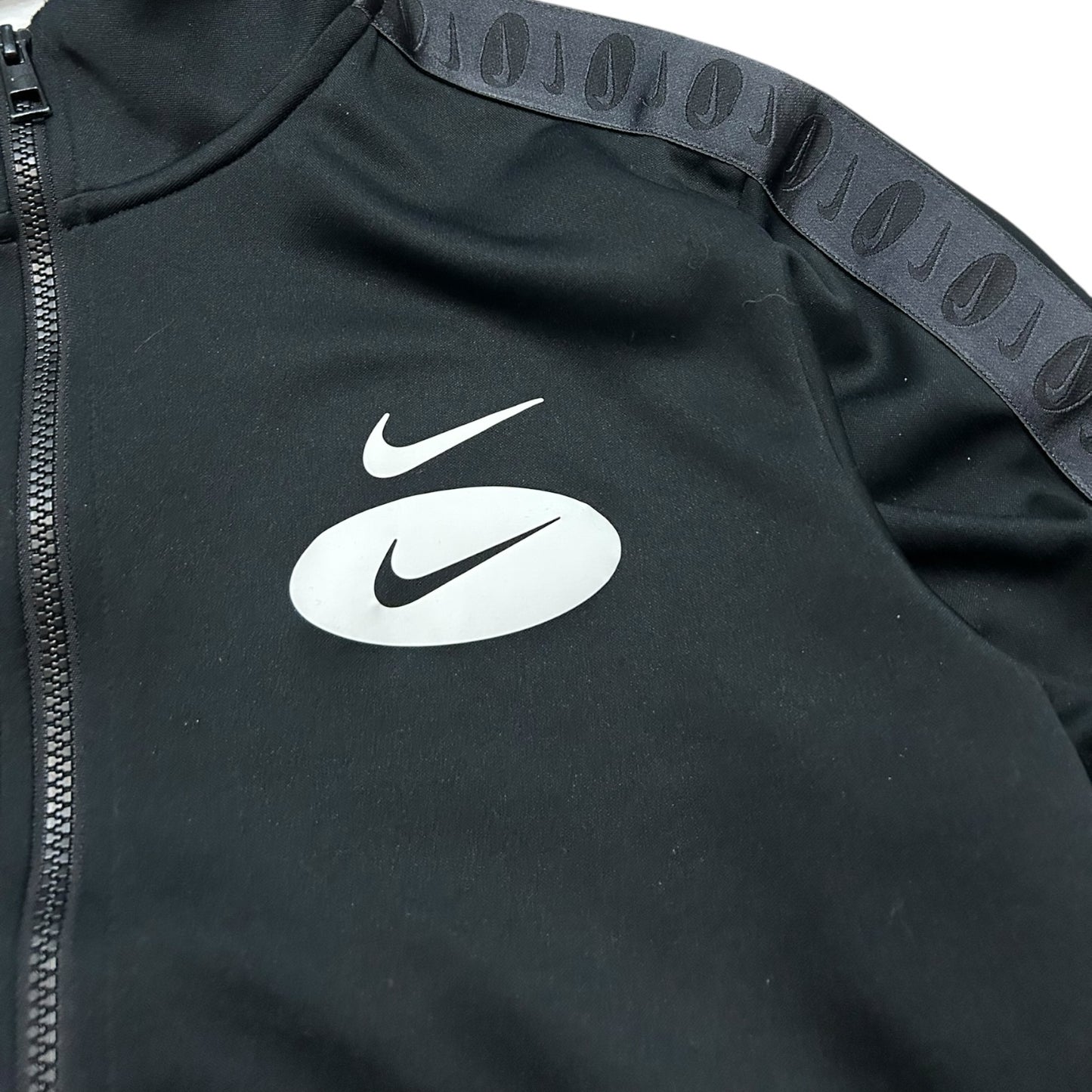 Bluza Nike czarna rozpinana swoosh basic vintage sportowa