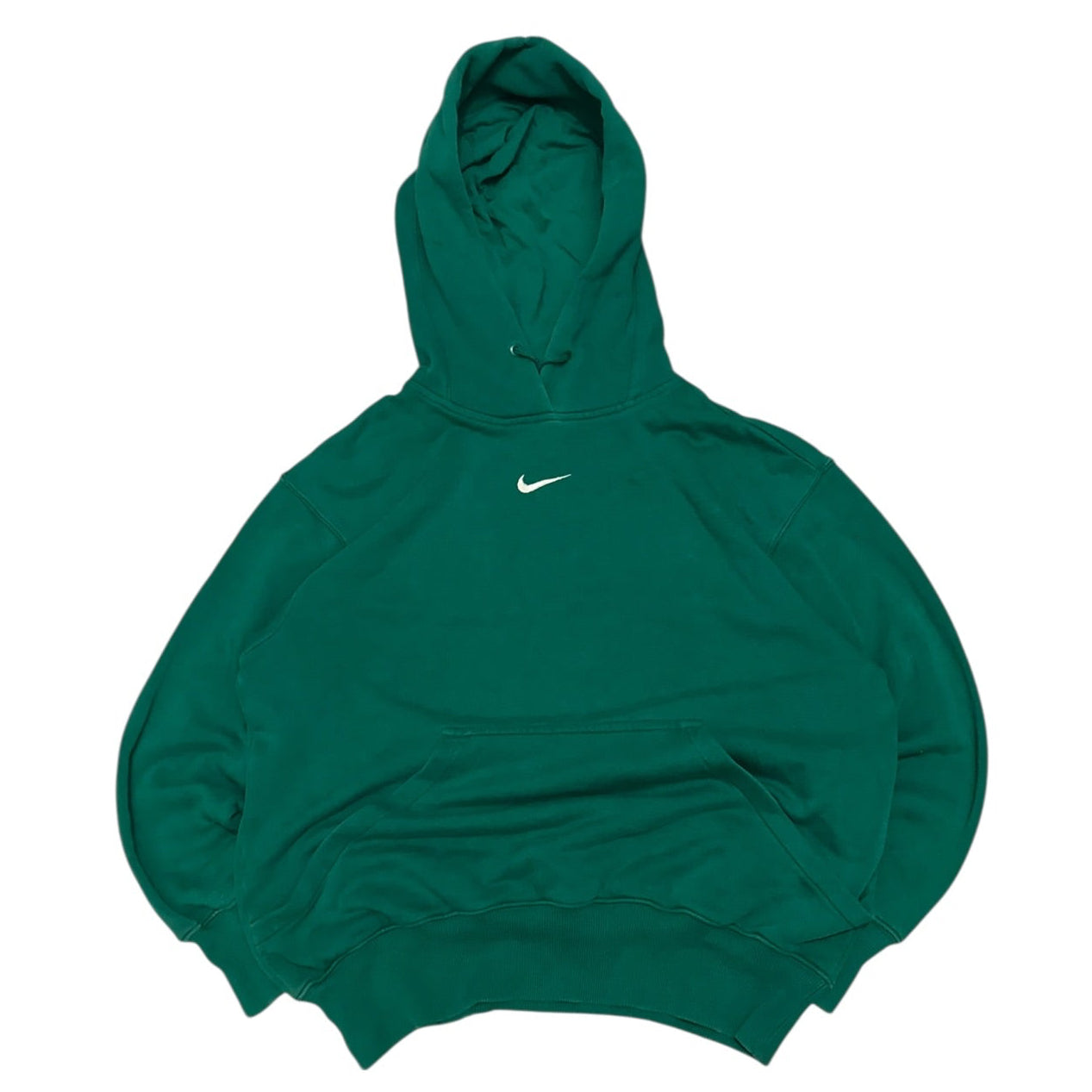 Bluza Nike z kapturem center swoosh zielona vintage alternative unisex