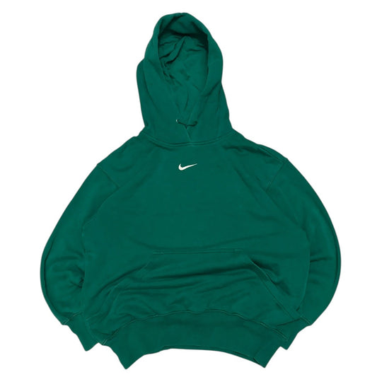 Bluza Nike z kapturem center swoosh zielona vintage alternative unisex