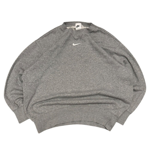 Bluza męska szara Nike klasyczna bez kaptura Basic vintage alternative unisex