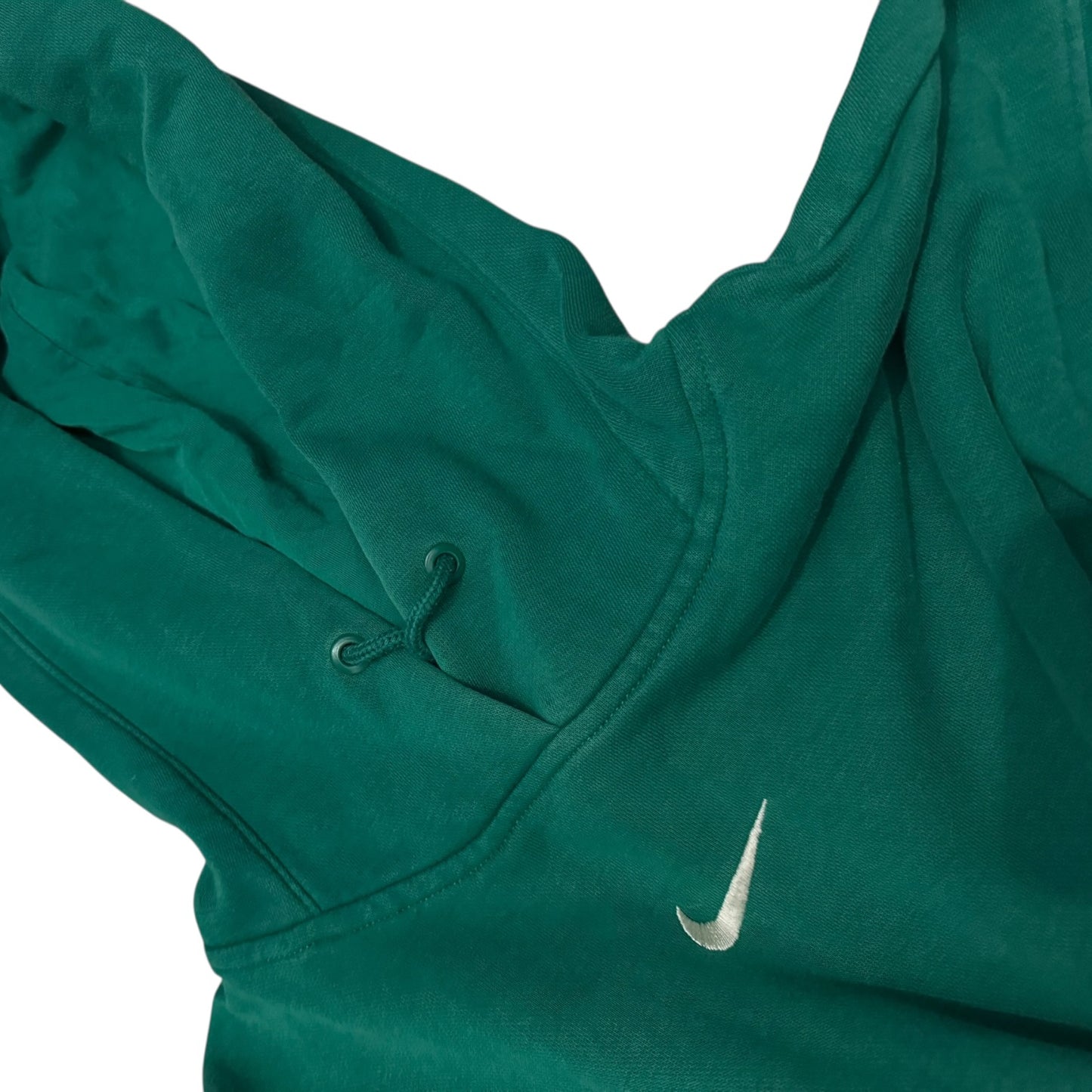 Bluza Nike z kapturem center swoosh zielona vintage alternative unisex