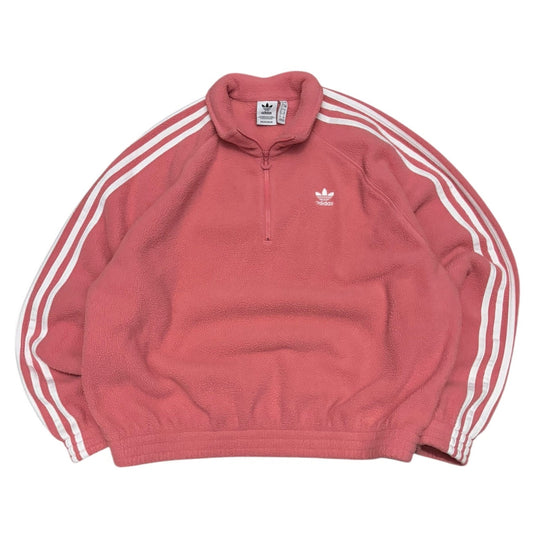 Bluza damska Tracksuit Adidas koralowa polarowa różowa Polar