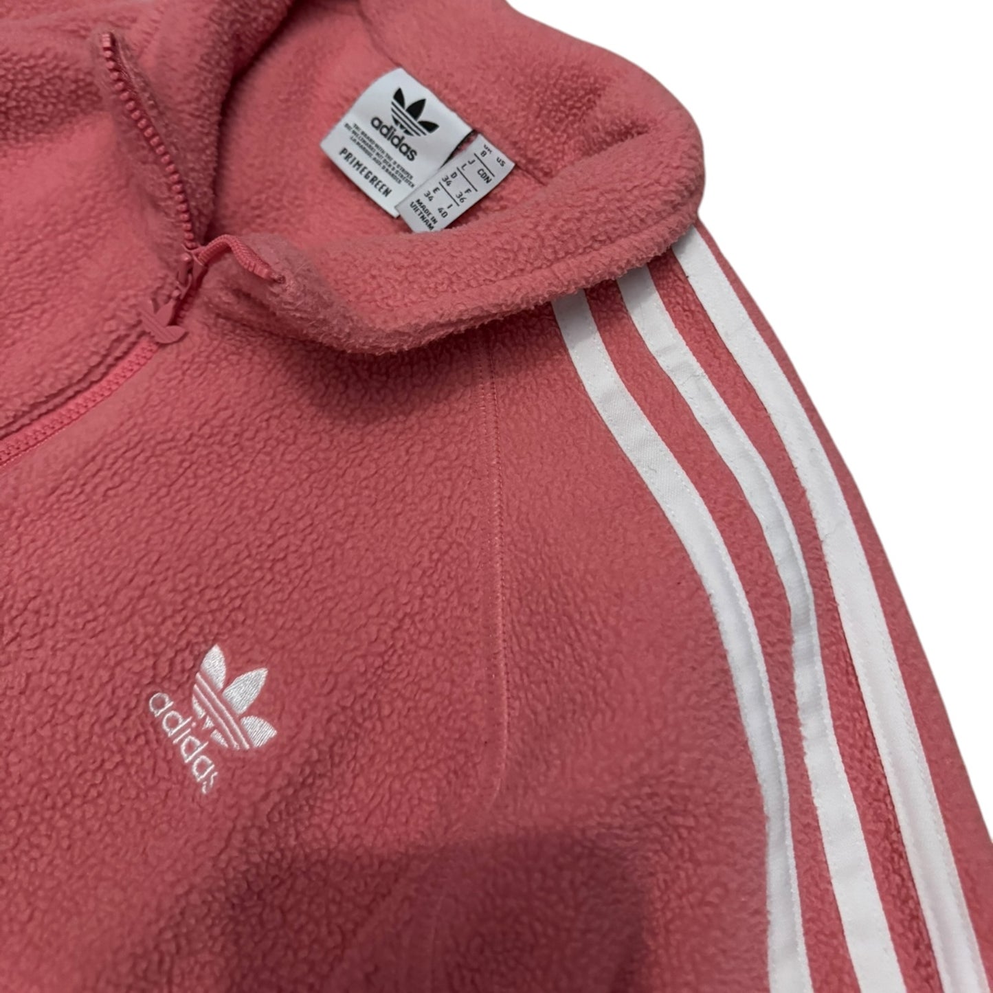 Bluza damska Tracksuit Adidas koralowa polarowa różowa Polar