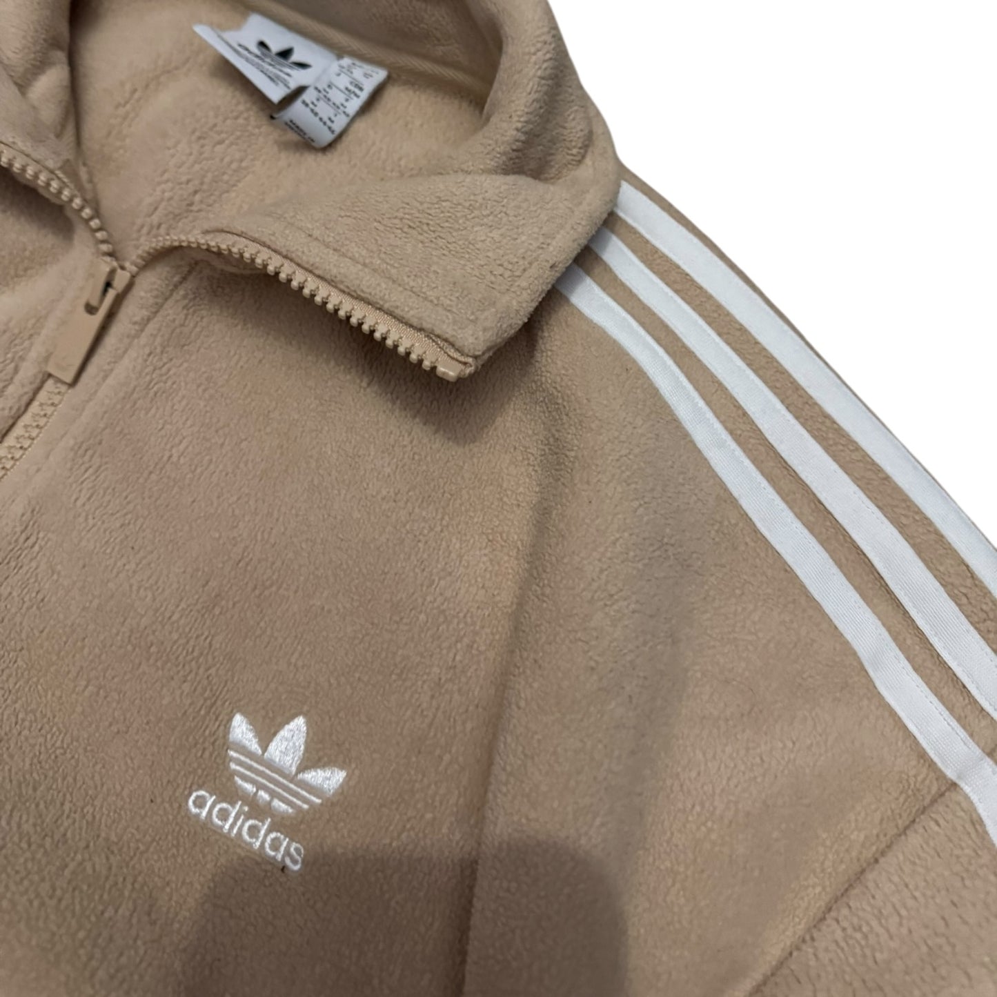 Bluza damska Adidas Polar beżowy vintage Tracksuit