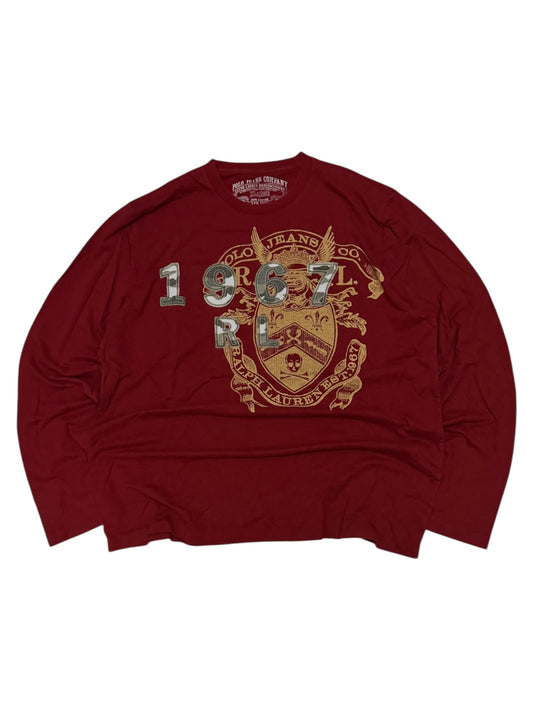 Bluzka z długim rękawem Ralph Lauren vintage y2k rap swag hip hop