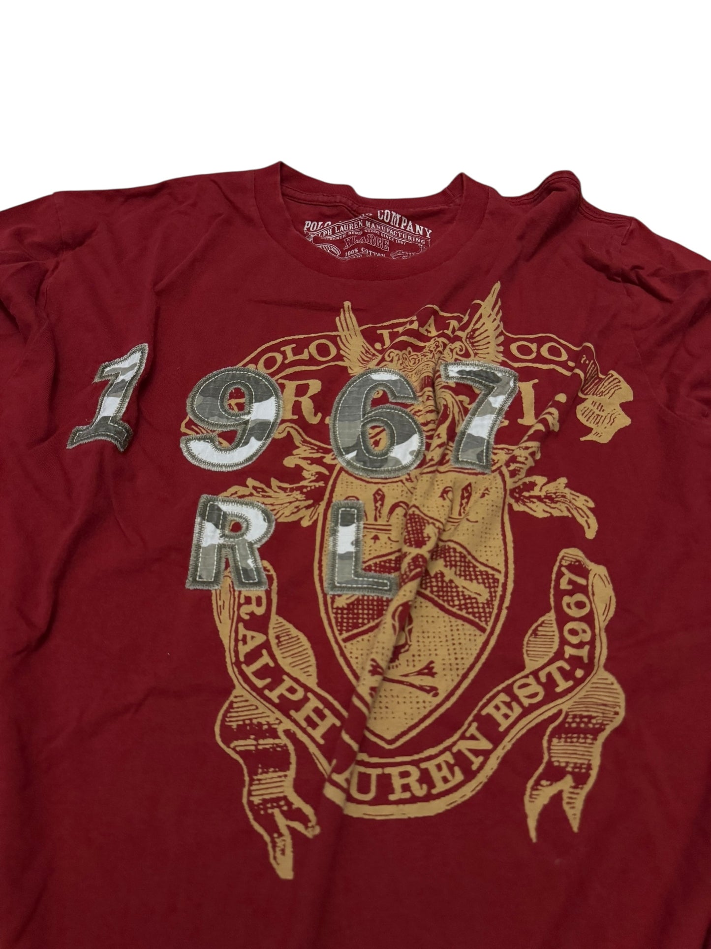 Bluzka z długim rękawem Ralph Lauren vintage y2k rap swag hip hop