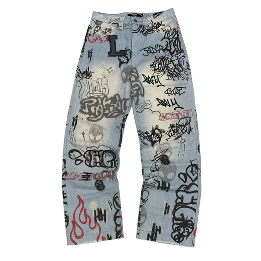 Spodnie jeansowe jaded london skate fit alternative skate